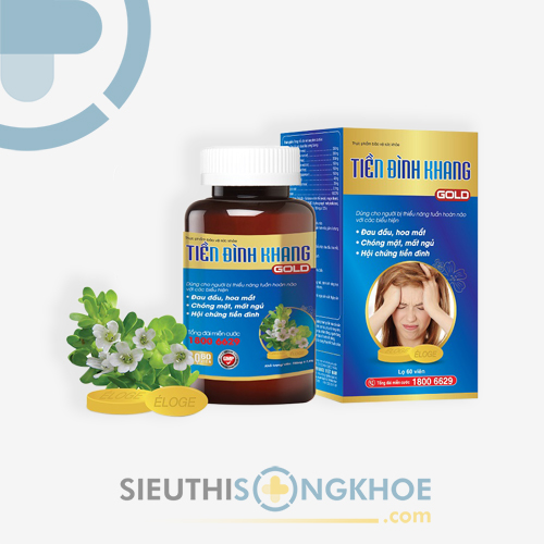 Tiền Đình Khang Gold - Viên Uống Hỗ Trợ Tăng Cường Lưu Thông Máu Não