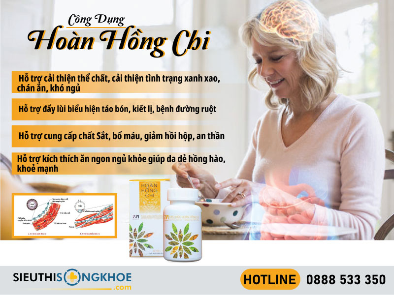 công dụng của hoàn hồng chi