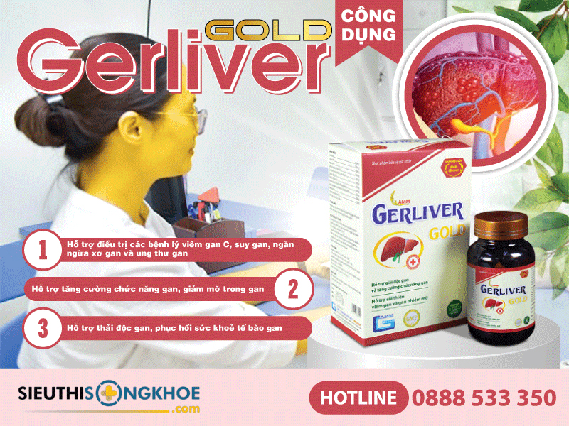công dụng gerliver gold