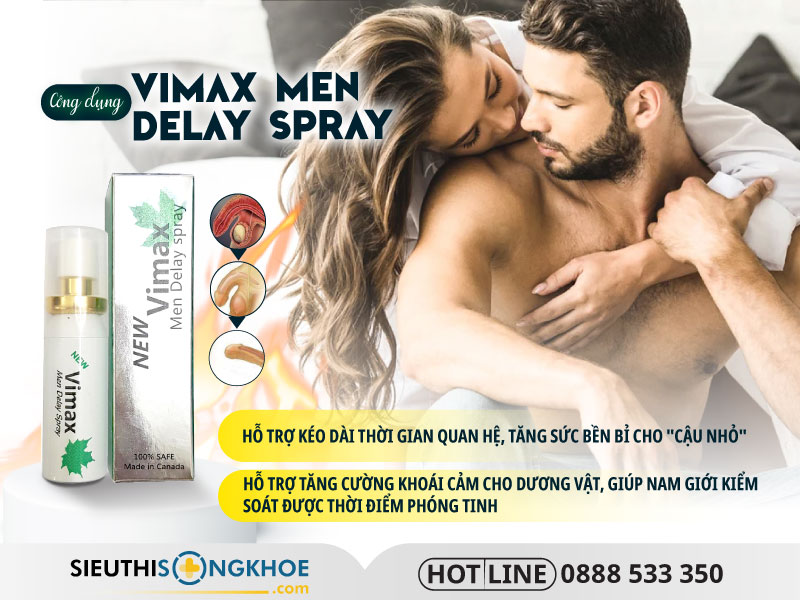 công dụng vimax men delay spray