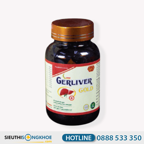 Gerliver Gold - Viên Uống Hỗ Trợ Phục Hồi Chức Năng Gan & Bảo Vệ Lá Gan Khoẻ Mạnh