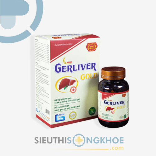 Gerliver Gold - Viên Uống Hỗ Trợ Phục Hồi Chức Năng Gan & Bảo Vệ Lá Gan Khoẻ Mạnh