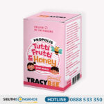 Keo Ong Tracybee Propolis Tutti Frutti & Honey For Kids - Sản Phẩm Hỗ Trợ Cải Thiện Viêm Đau Rát Họng Cho Trẻ Em