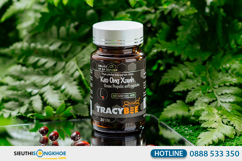 keo ong xanh tracybee green propolis