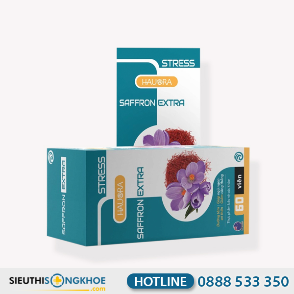 Saffron Extra - Sản Phẩm Hỗ Trợ Thư Giãn Não Bộ & Điều Hoà Giấc Ngủ Ngon
