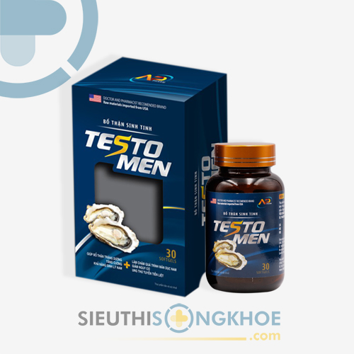 TestoMen - Viên Uống Hỗ Trợ Bổ Thận Tráng Dương & Tăng Cường Sinh Lý Phái Mạnh