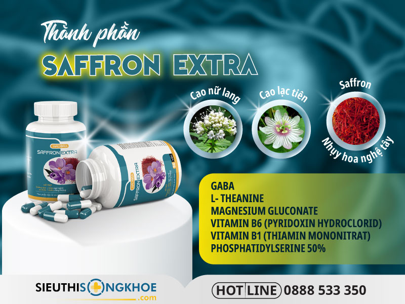 thành phần saffron extra hauora