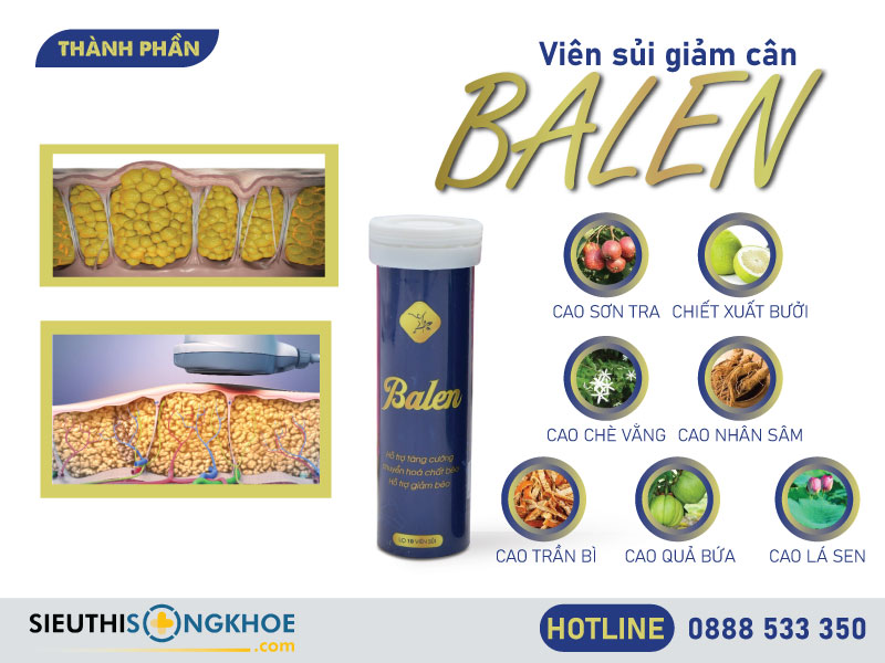 thành phần viên sủi balen