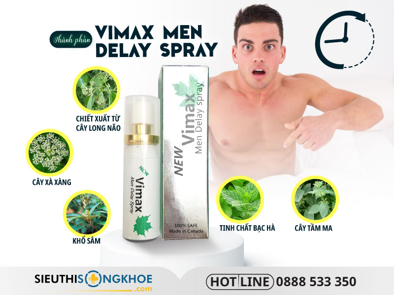 thành phần vimax men delay spray