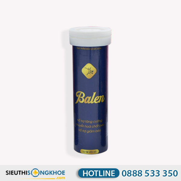 Balen - Viên Sủi Hỗ Trợ Giảm Béo Giải Phóng Mỡ Thừa