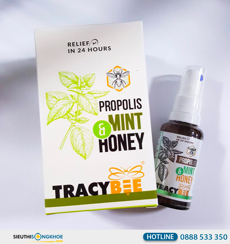 xịt họng propolis mint & honey