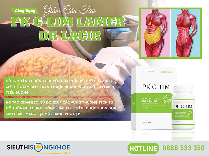 công dụng của giảm cân táo pk g-lim