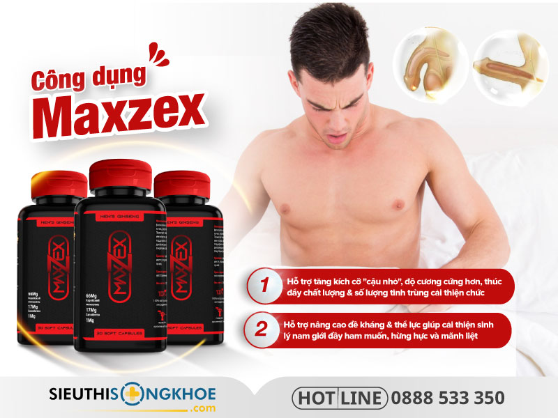 công dụng của maxzex