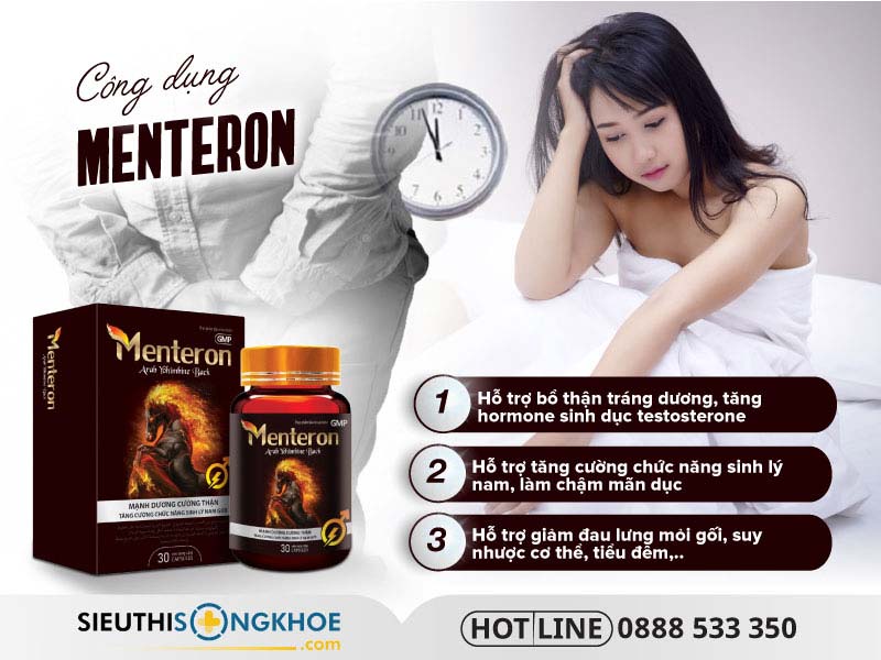 công dụng của viên uống menteron
