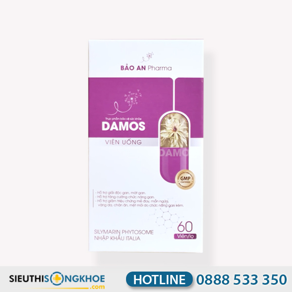 Bộ Sản Phẩm Damos Hỗ Trợ Cải Thiện Các Bệnh Lý Viêm Nhiễm Ngoài Da
