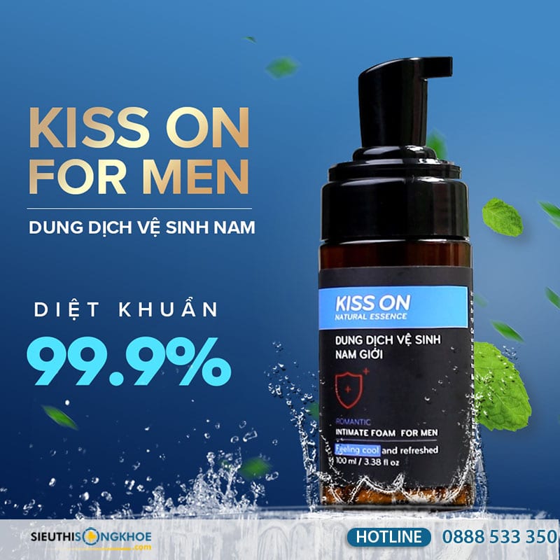 dung dịch vệ sinh nam kiss on