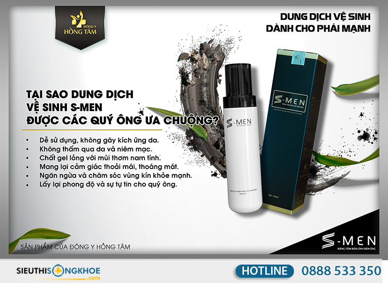 dung dịch vệ sinh nam smen