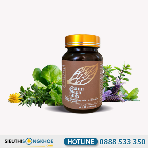 Khang Mạch Linh - Viên Uống Hỗ Trợ Giảm Sưng Đau & Viêm Giãn Tĩnh Mạch