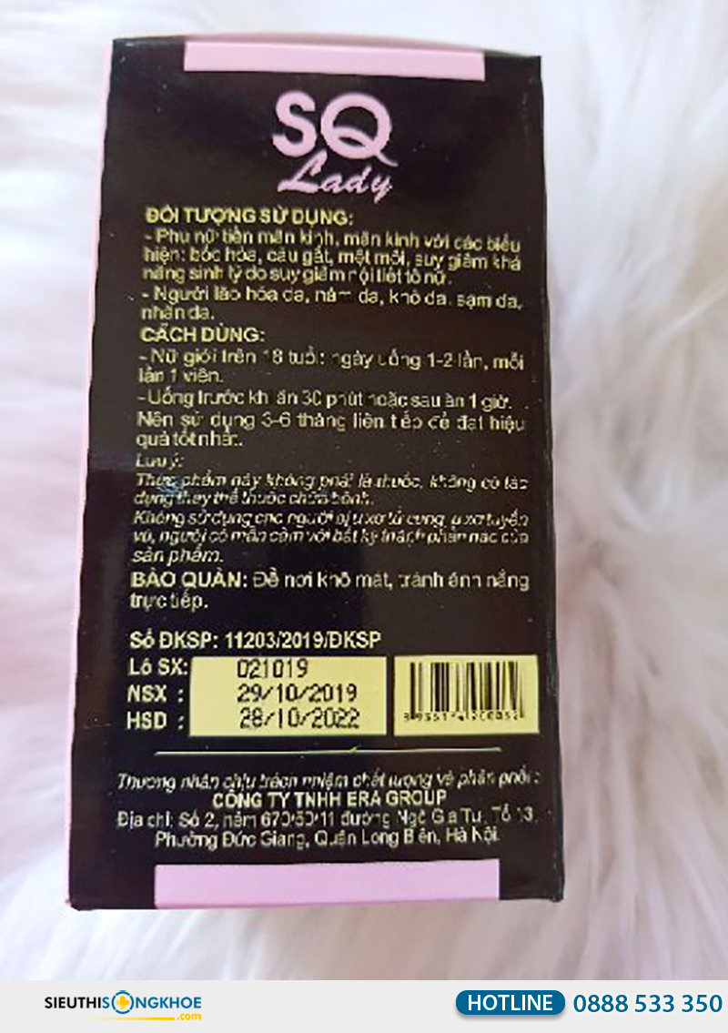 sq lady giá bao nhiêu