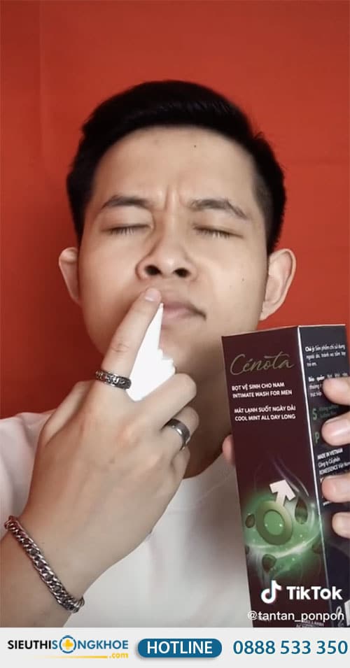 review dung dịch vệ sinh nam cenota
