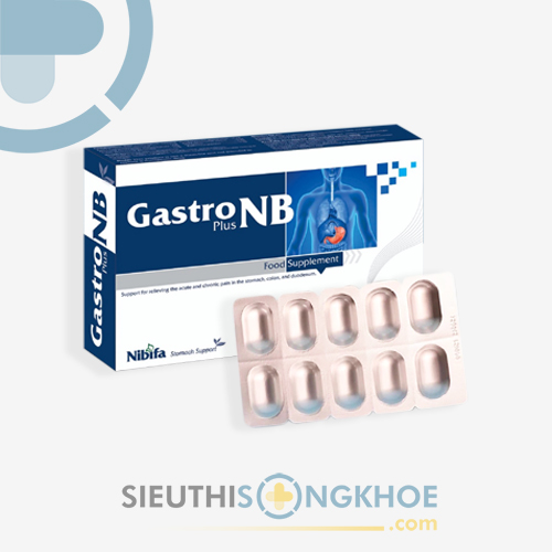 Gastro NB Plus - Viên Uống Hỗ Trợ Cải Thiện Trào Ngược & Viêm Loét Dạ Dày
