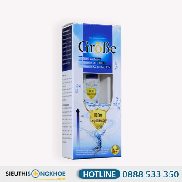 Grobe - Viên Sủi Hỗ Trợ Thúc Đẩy Chiều Cao Hiệu Quả