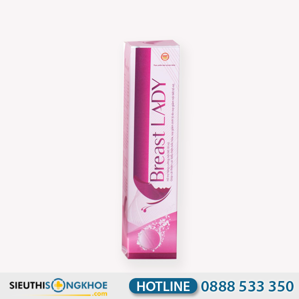 Breast Lady - Viên Sủi Hỗ Trợ Tăng Kích Thước Vòng 1 Cho Nữ Giới