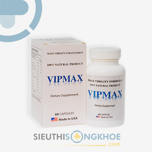 Vipmax - Viên Uống Hỗ Trợ Cải Thiện Sinh Lý & Kích Thước Của Quý Nam Giới