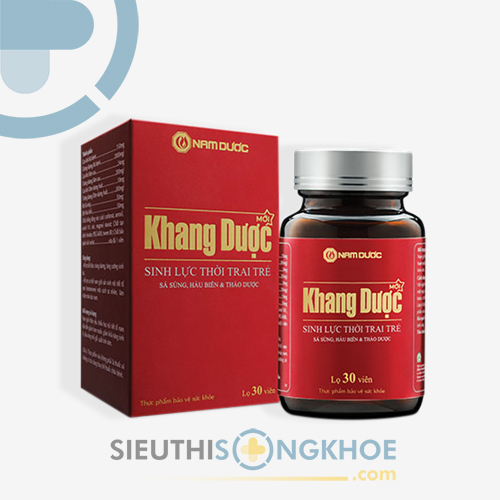 Khang Dược Hỗ Trợ Bổ Thận & Tăng Cường Sinh Lý Nam Hộp 30 Viên