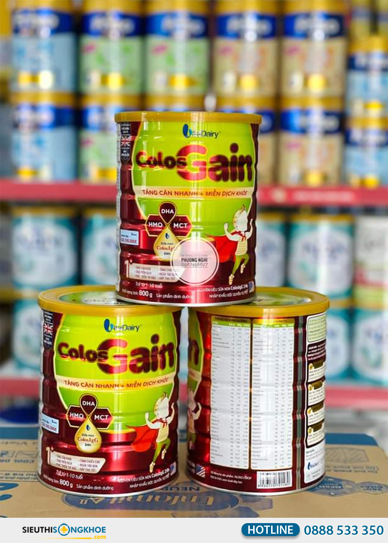 sữa colos gain con cưng