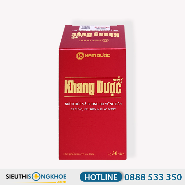 Khang Dược Hỗ Trợ Bổ Thận & Tăng Cường Sinh Lý Nam Hộp 30 Viên