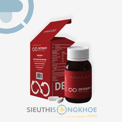 Detoxify - Viên Uống Hỗ Trợ Loại Bỏ Mỡ Máu & Ngăn Ngừa Xơ Vữa Mạch Máu
