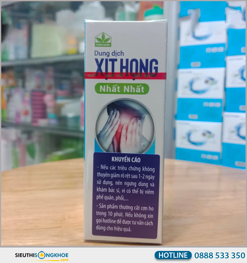 xịt họng nhất nhất