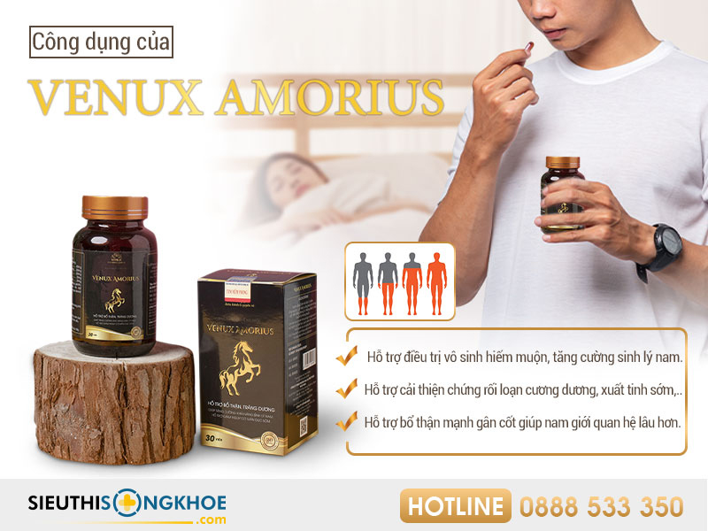 công dụng của viên uống venux amorius