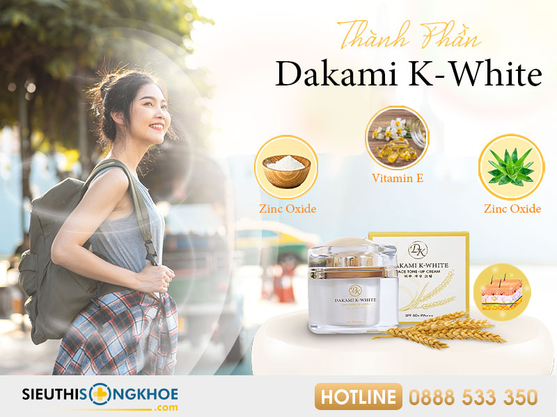 thành phần của dakami k white