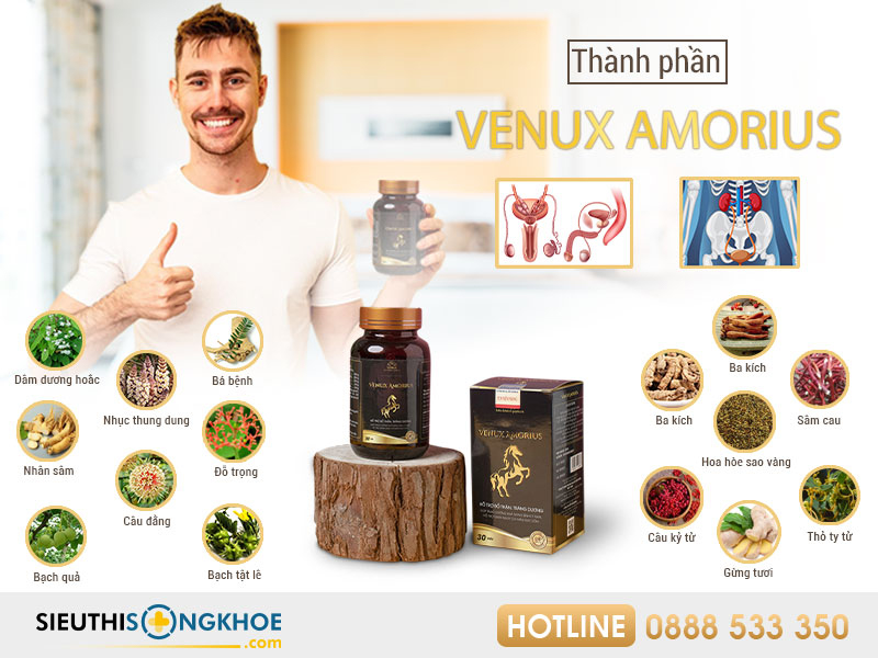 thành phần của viên uống venux amorius