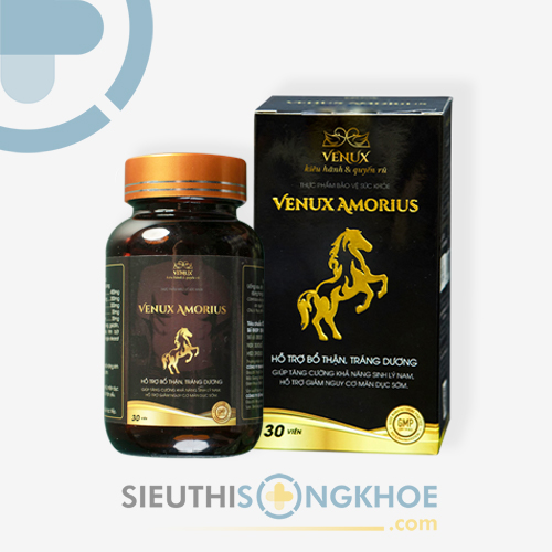 Venux Amorius - Viên Uống Hỗ Trợ Chống Xuất Tinh Sớm & Tăng Ham Muốn Cho Nam Giới