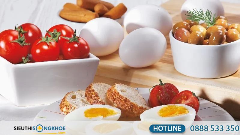 trứng luộc hỗ trợ rất tốt cho việc giảm cân