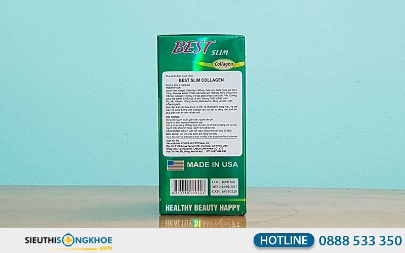 giảm cân best slim có hại không