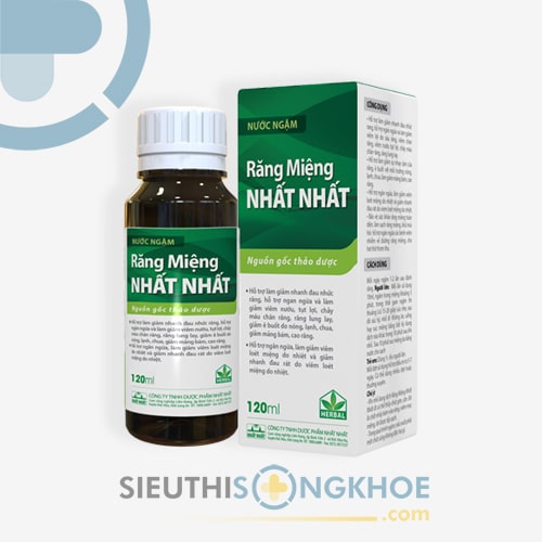 Răng Miệng Nhất Nhất - Sản Phẩm Hỗ Trợ Vệ Sinh & Cải Thiện Các Bệnh Viêm Nhiễm Răng Miệng