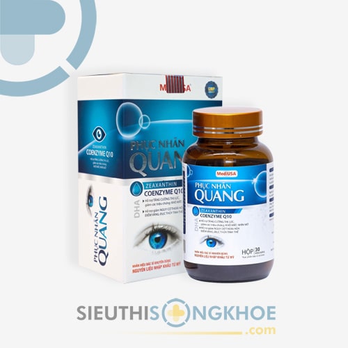 Phục Nhãn Quang Viên Uống Hỗ Trợ Tăng Cường Thị Lực Hộp 30 Viên