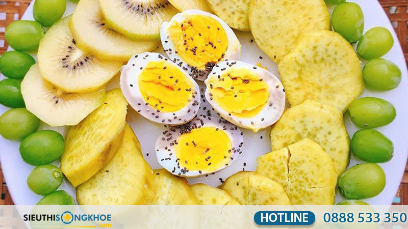 Thực đơn giảm cân bằng trứng luộc