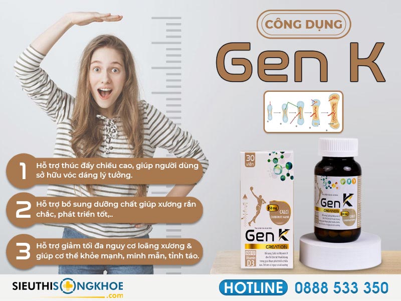 công dụng của viên uống genk