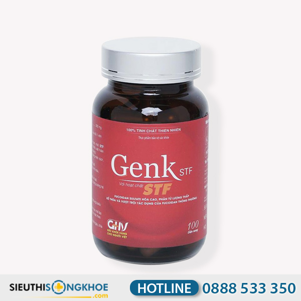Genk STF - Viên Uống Hỗ Trợ Tăng Cường Sức Khoẻ Chống Lại Ung Thư
