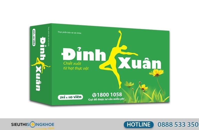 Hình ảnh minh họa của sản phẩm viên uống Đỉnh Xuân