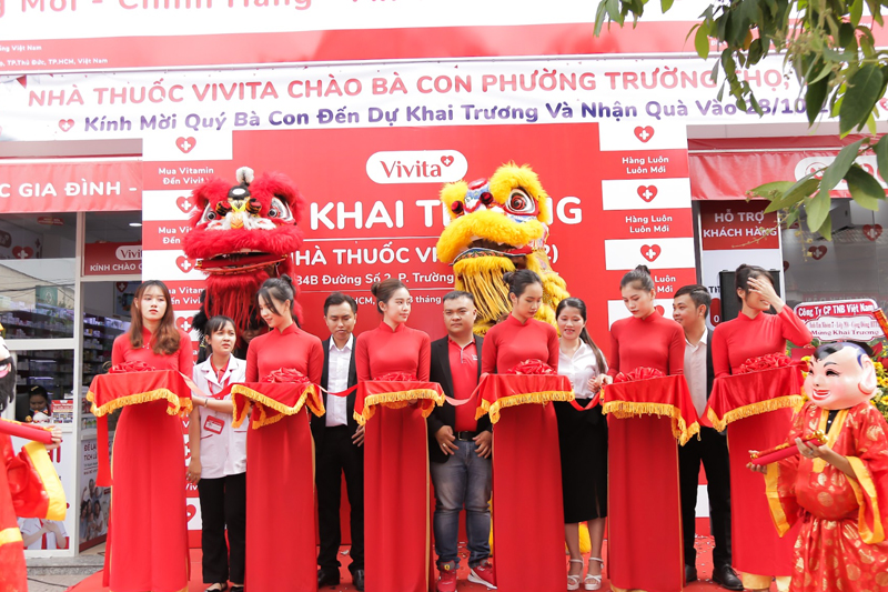 khai trương nhà thuốc vivita số 2 thủ đức