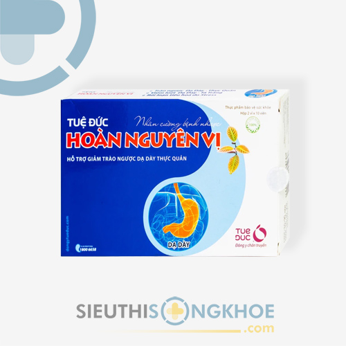 Tuệ Đức Hoàn Nguyên Vị - Viên Uống Hỗ Trợ Giảm Viêm Loét & Trào Ngược Dạ Dày