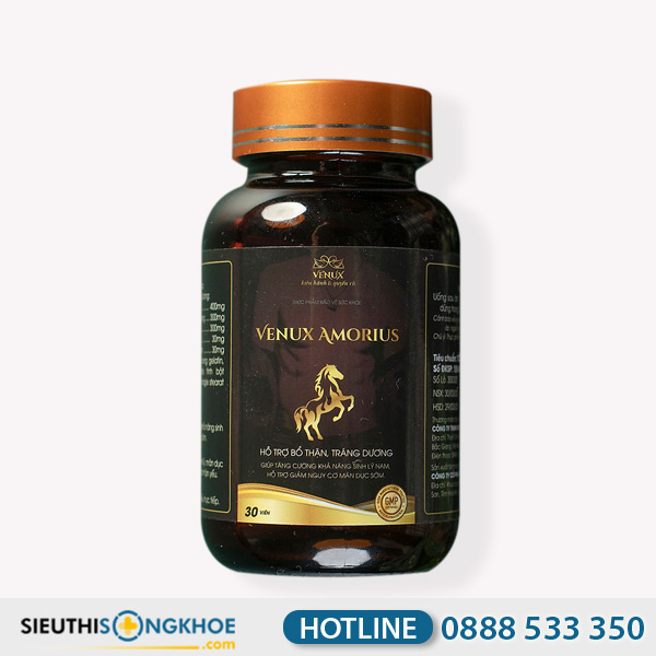 Venux Amorius Viên Uống Hỗ Trợ Tăng Cường Sinh Lý Cánh Mày Râu