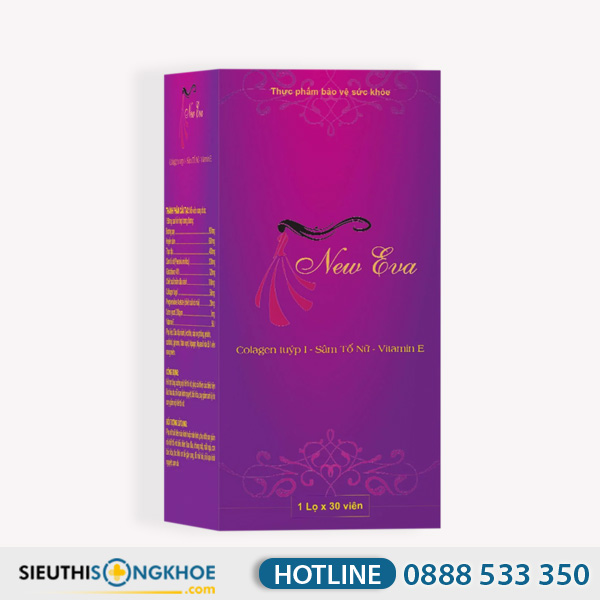New Eva - Viên Uống Hỗ Trợ Chống Lão Hoá & Cân Bằng Nội Tiết Tố Nữ