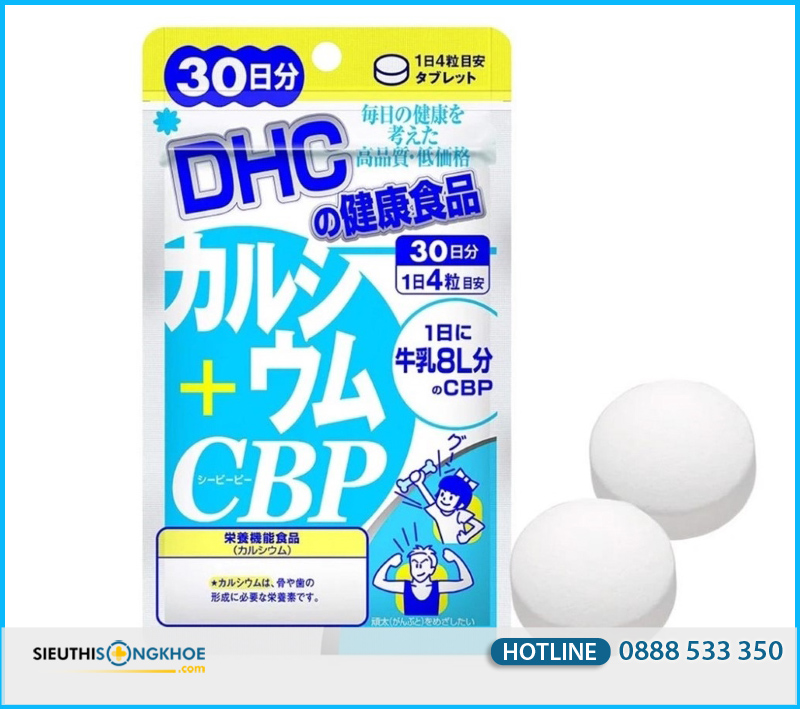Hướng dẫn sử dụng viên uống canxi dhc
